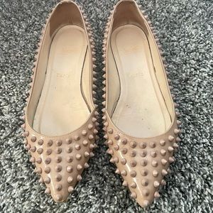 Christian Louboutin spiked flats